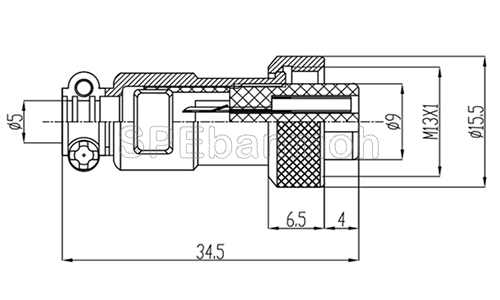 ปลั๊กเหล็ก,คอนเนคเตอร์เหล็ก,Metal Connector,metal plug,2pin,3pn,4pin,5pin,6pin,7pin,8pin,metal,ปลั๊กเหล็ก