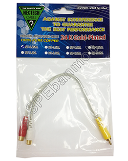 สายสัญญาณ,Audio cable สายสัญญาณ RCA